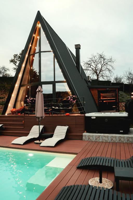 Bazén v ubytování Forrest Relax & Spa nebo v jeho okolí