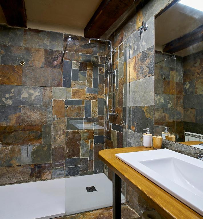 A bathroom at Finca Heredad La Boquilla