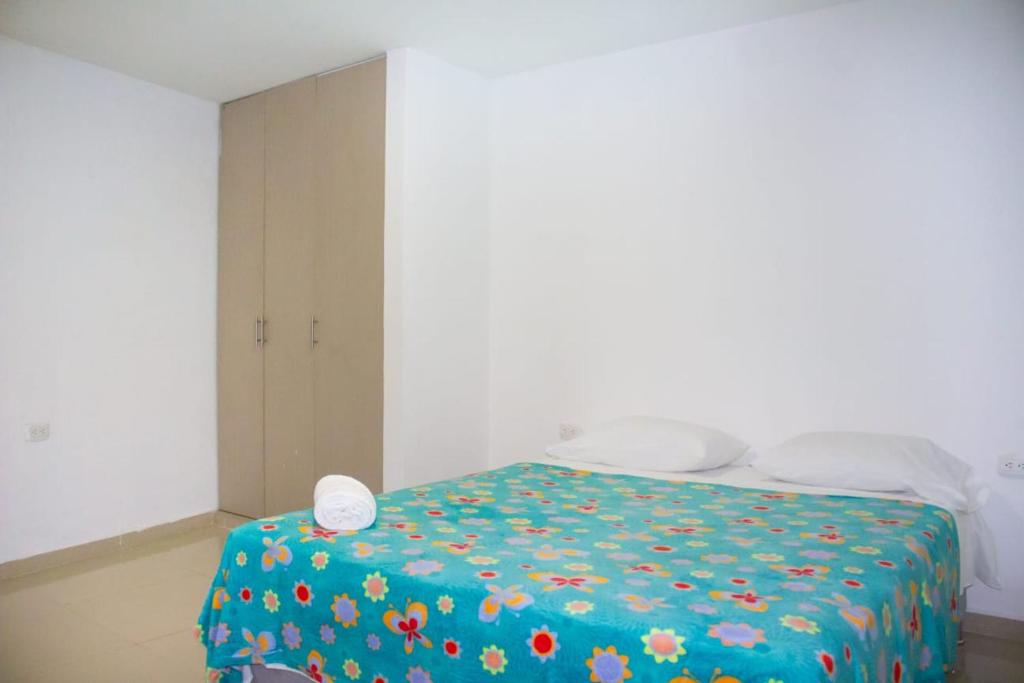 Postel nebo postele na pokoji v ubytování Apartamento en Valledupar - Casa Canaán