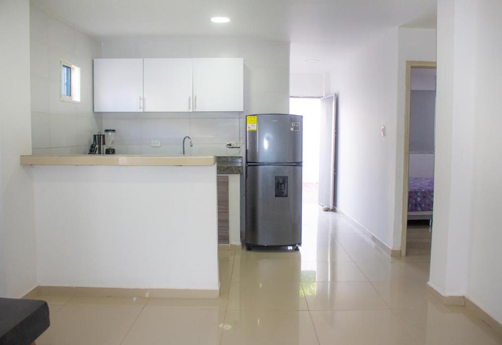 Kuchyň nebo kuchyňský kout v ubytování Apartamento en Valledupar - Casa Canaán