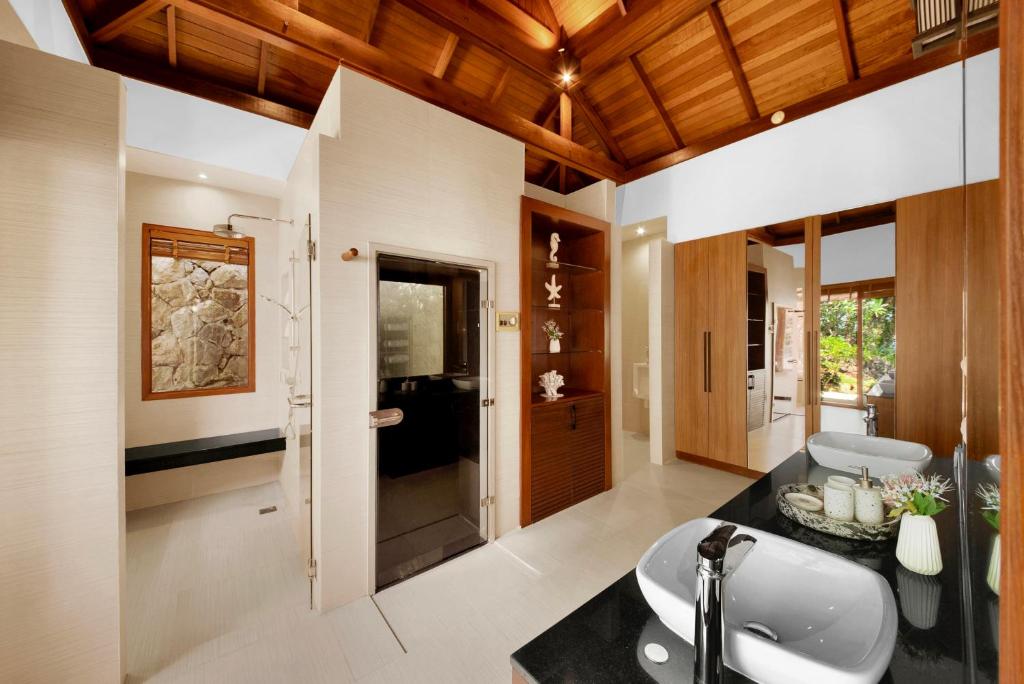 Kuchyň nebo kuchyňský kout v ubytování Villa Varya