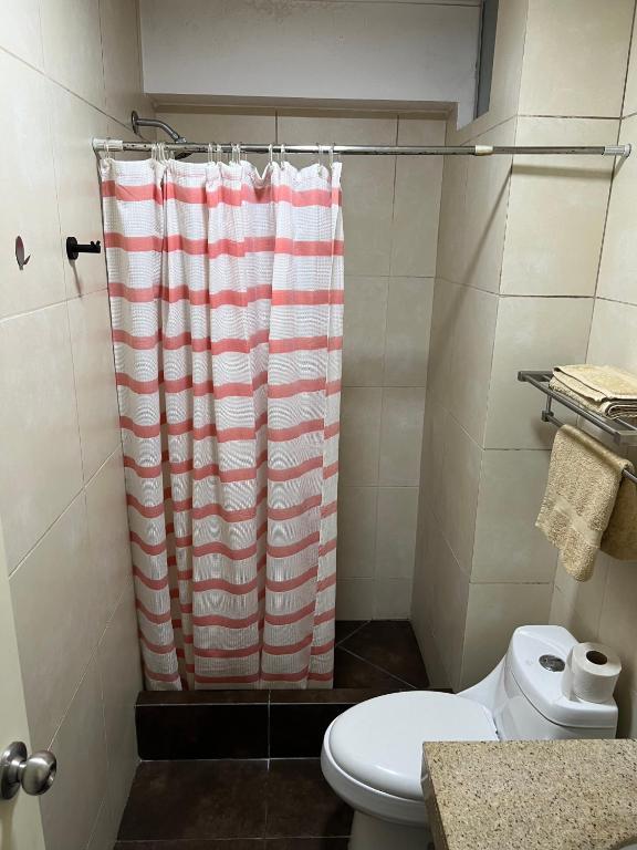Koupelna v ubytování Departamento Compartido San Isidro