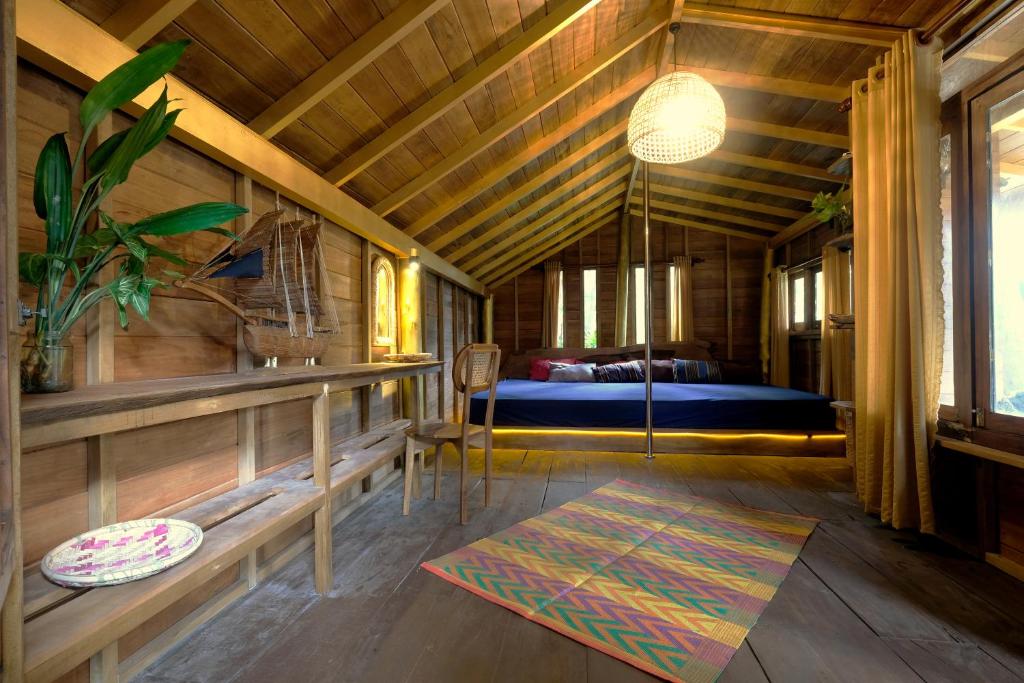 Postel nebo postele na pokoji v ubytování Bara Beach Home