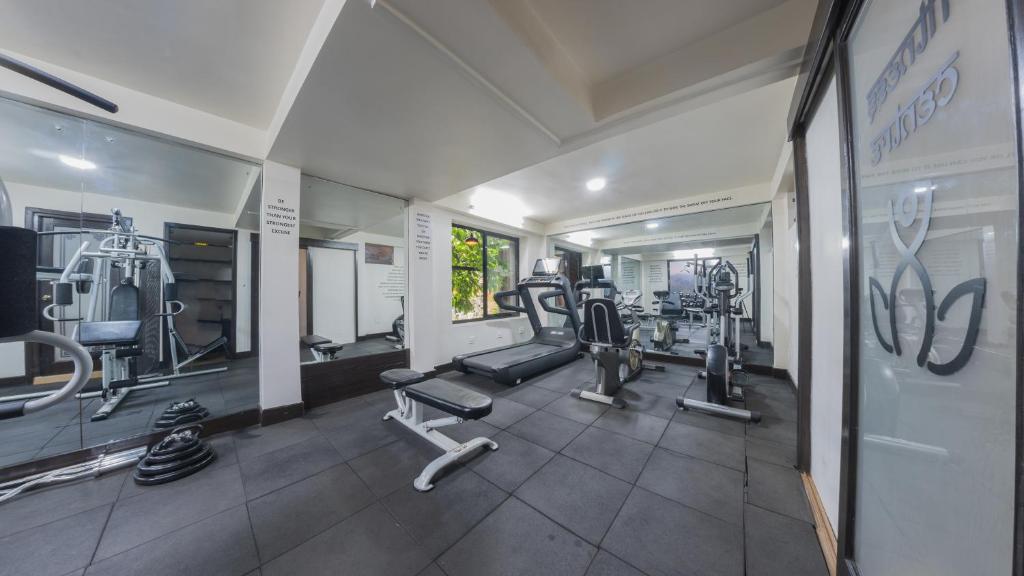 Fitness centrum a/nebo fitness zařízení v ubytování Dalai-La Boutique Hotel