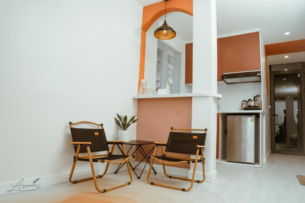 Kuchyň nebo kuchyňský kout v ubytování AimeeHouse - Trích Sài