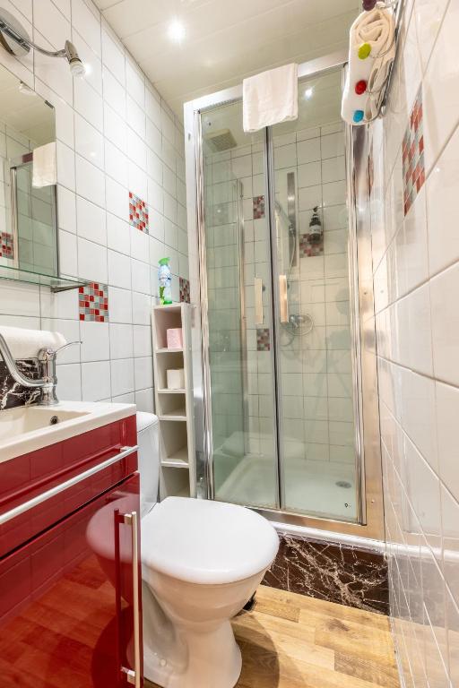 Koupelna v ubytování Résidence du Parc appartement calme