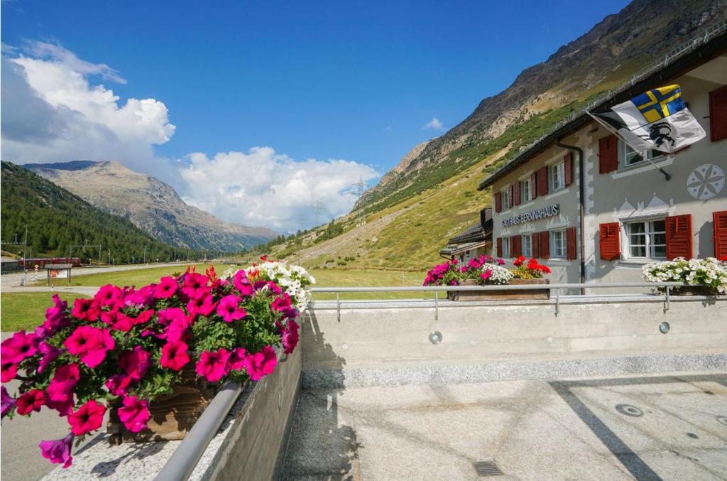Nespecifikovaný výhled na hory nebo výhled na hory při pohledu z hotelu