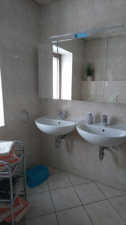 Koupelna v ubytování Ferienhaus Bauer