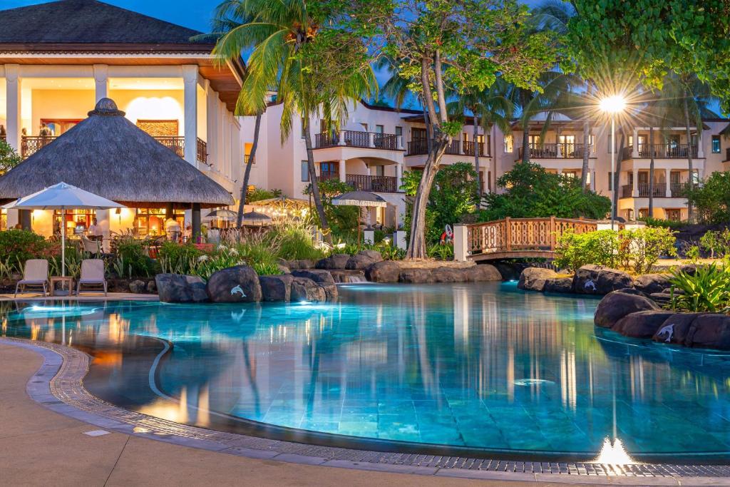 Bazén v ubytování Hilton Mauritius Resort & Spa nebo v jeho okolí