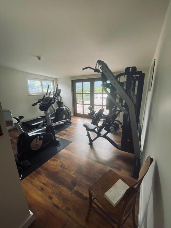 Fitness centrum a/nebo fitness zařízení v ubytování WILDAUERS Haidenhof STAY & SLEEP