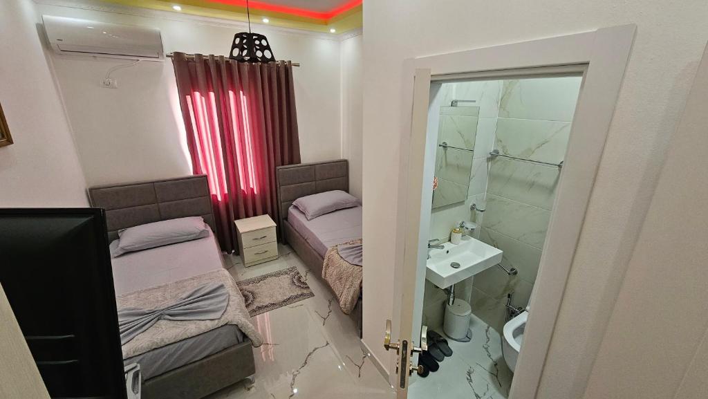 Koupelna v ubytování HOTEL Casa Vacanze SHIROKE