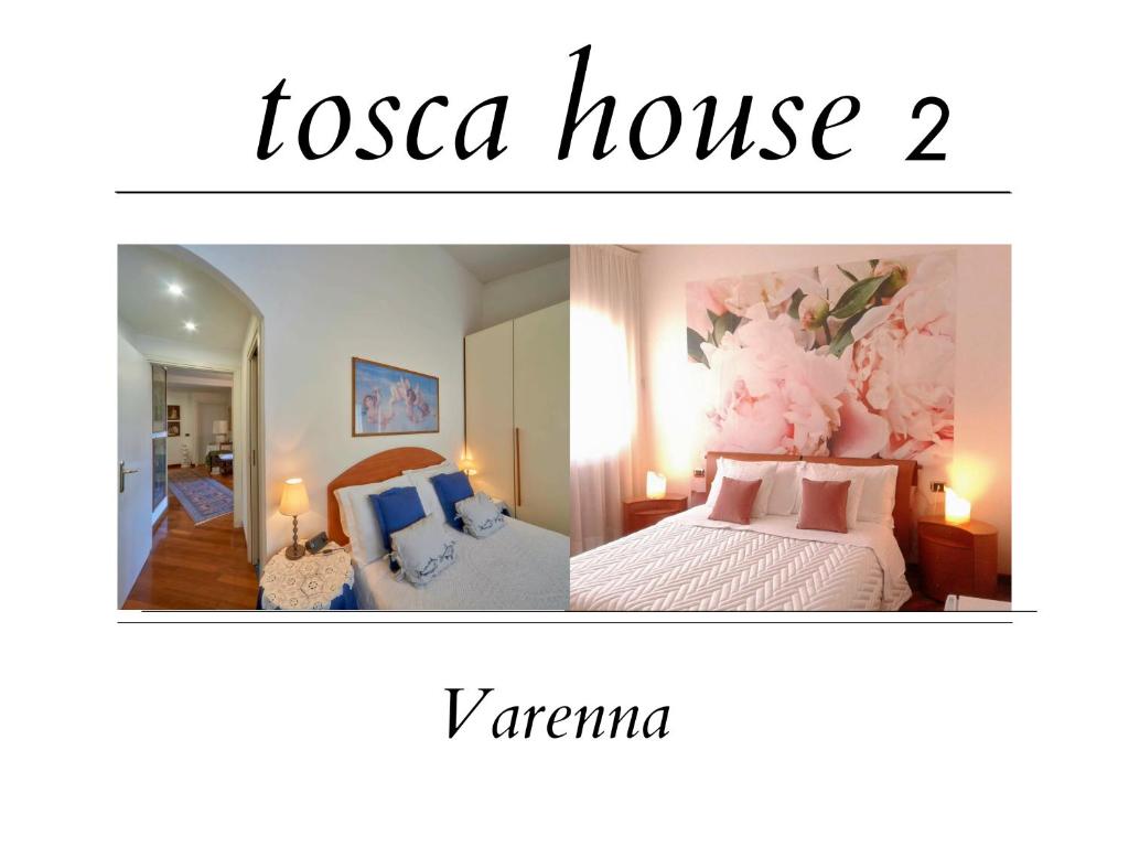 Postel nebo postele na pokoji v ubytování tosca house 2