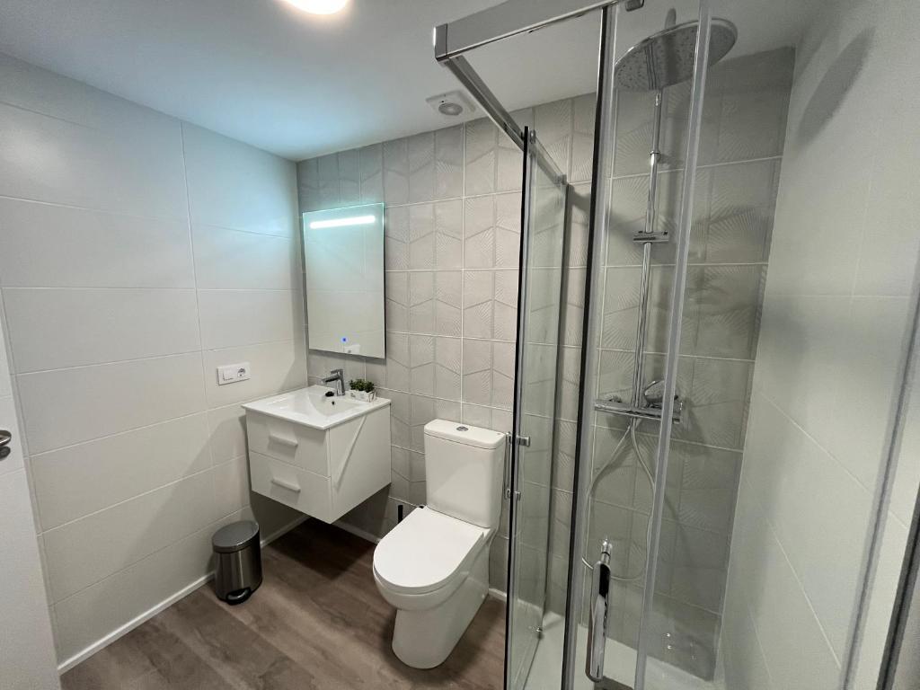 Koupelna v ubytování CoLiving El Juan