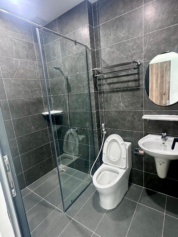 Koupelna v ubytování Ruby Motel Bà Rịa
