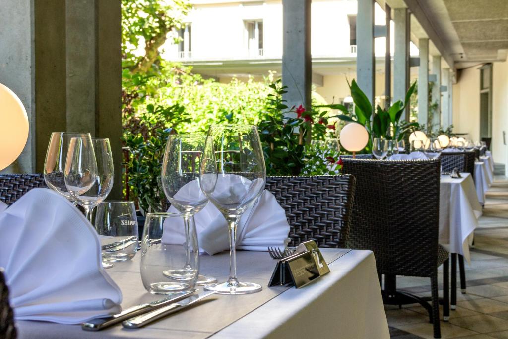 Restaurace v ubytování Hotel La Longeraie