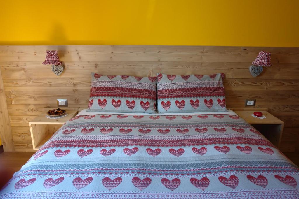 Postel nebo postele na pokoji v ubytování Albergo Rotenthal