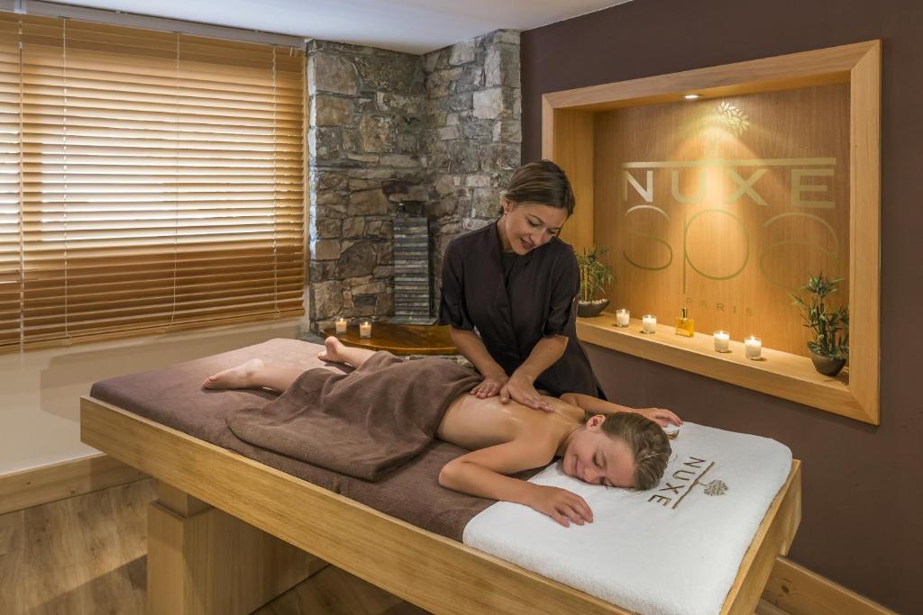Lázně a/nebo wellness v ubytování Hotel La Chaudanne