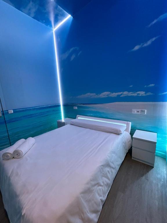 Habitacion con jacuzzi y baño privado - Chambre Lit Queen-Size