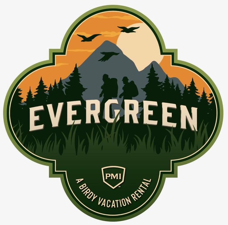 a logo for the evergreen ranger program at Evergreen - A Birdy Vacation Rental in San Antonio