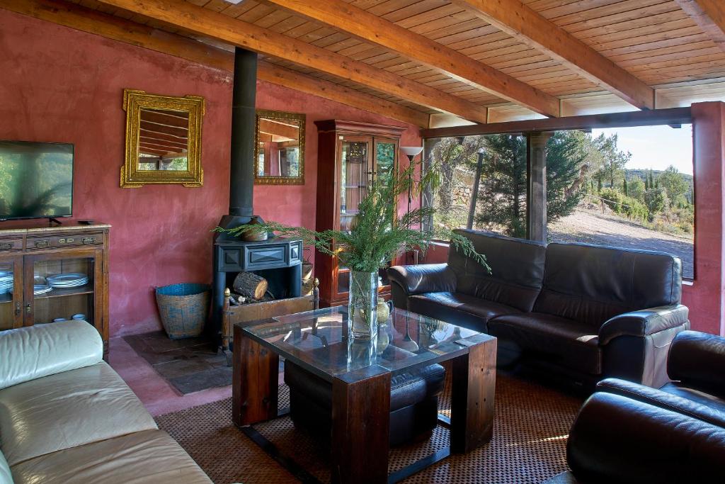 A seating area at Finca Heredad La Boquilla
