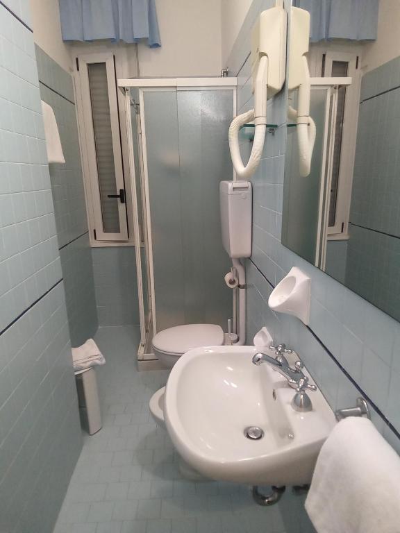Koupelna v ubytování Hotel Cobalto