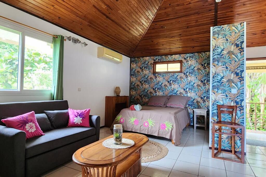 Posezení v ubytování Bungalow Tipanier - Vue parfaite