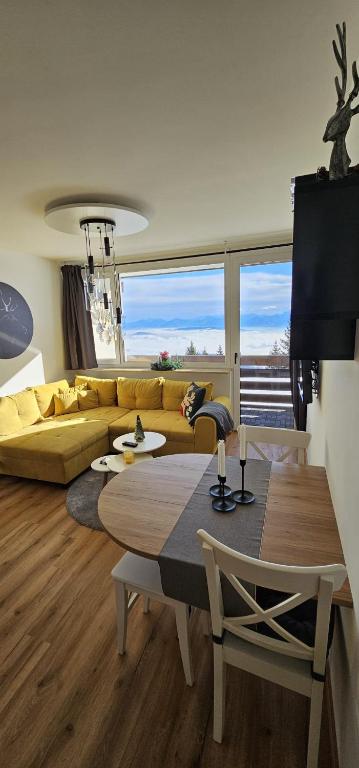 Posezení v ubytování Gerlitzen-Apartments