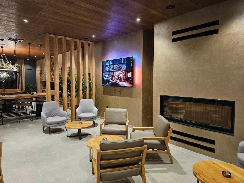 TV a/nebo společenská místnost v ubytování Zlatni Javor, Apartment 408