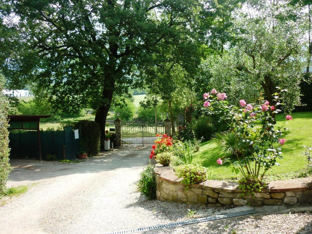 Zahrada ubytování B&B Casale Ginette