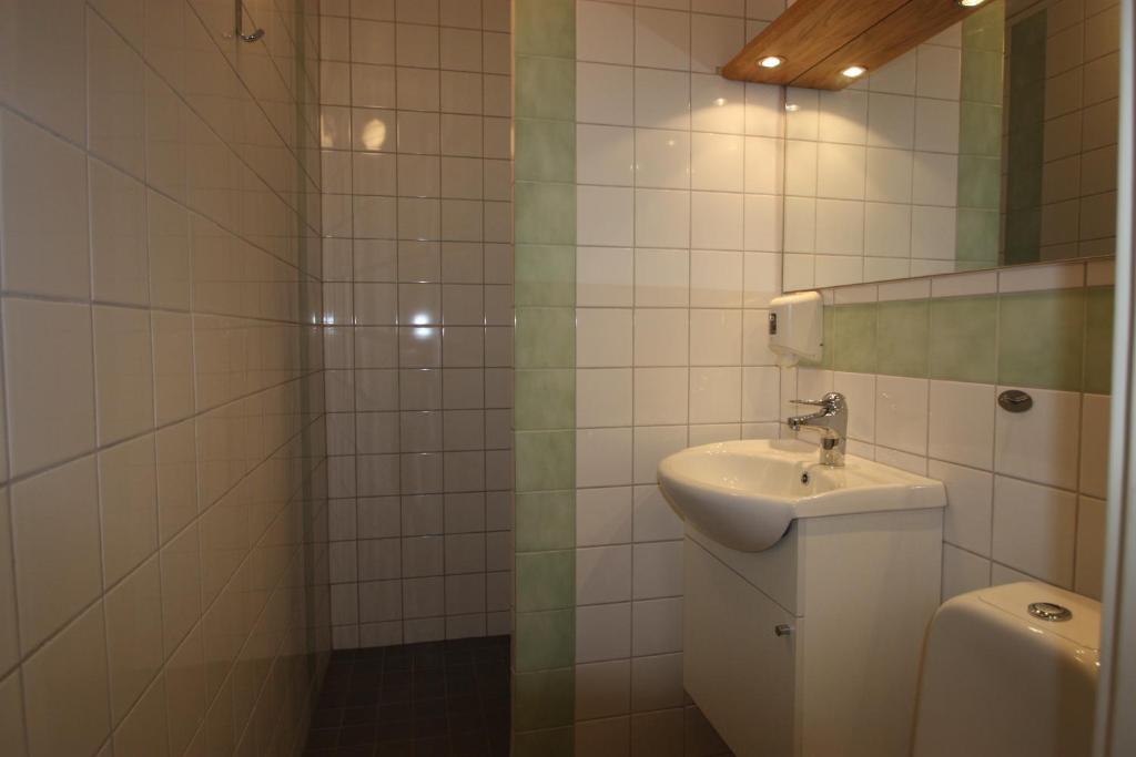 Koupelna v ubytování Hotell Paradis