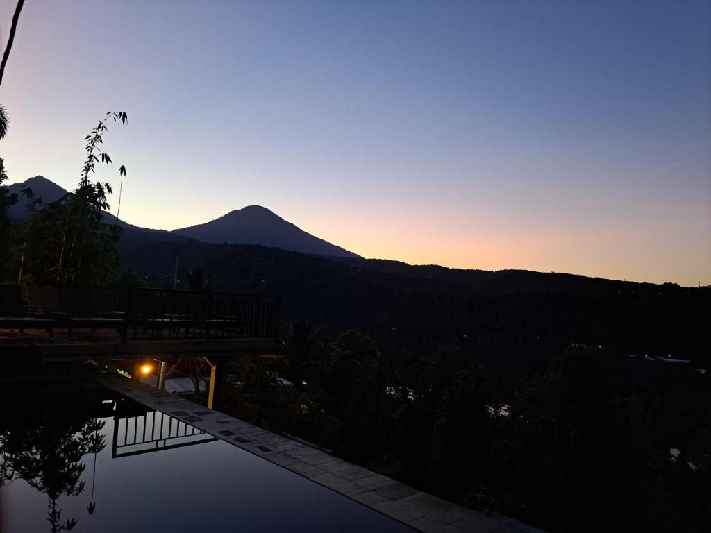 Üldine mäevaade või majutusasutusest Bali Rahayu Homestay pildistatud vaade