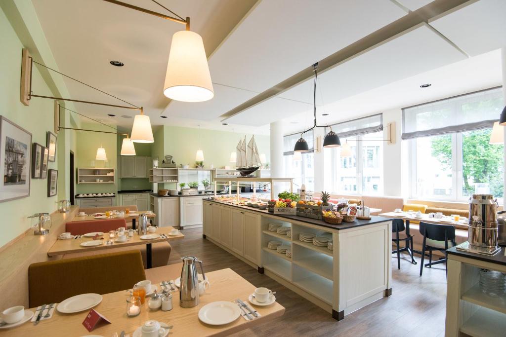 Kuchyň nebo kuchyňský kout v ubytování Hotel Stella Maris