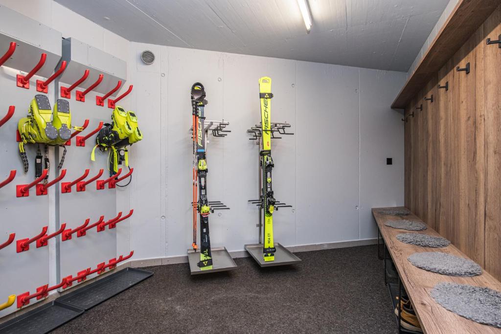 Fitness centrum a/nebo fitness zařízení v ubytování Arctis - Wohnung Lea
