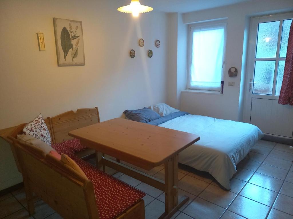Postel nebo postele na pokoji v ubytování La finestra sul Brenta