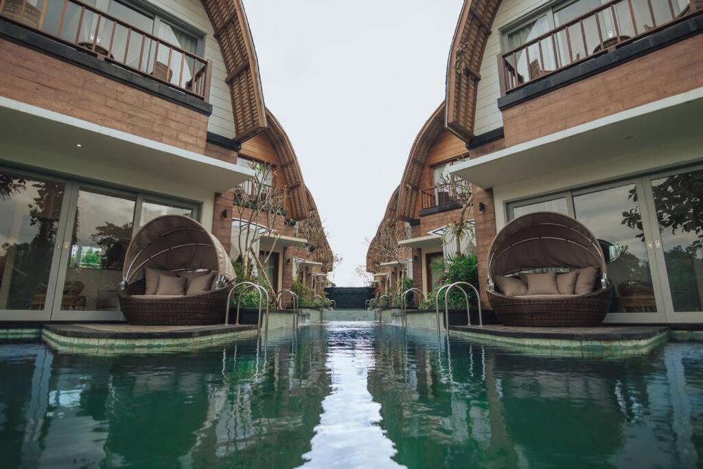 Amazing 1 Bedroom Villa in Ubud 내부 또는 인근 수영장