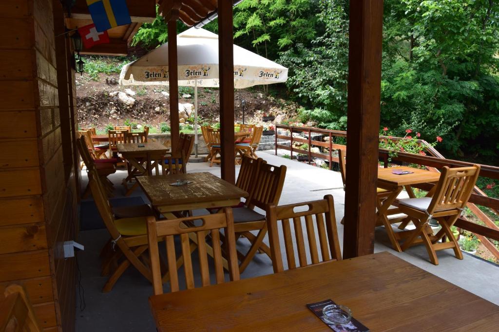 Zahrada ubytování Motel Lepo Mesto