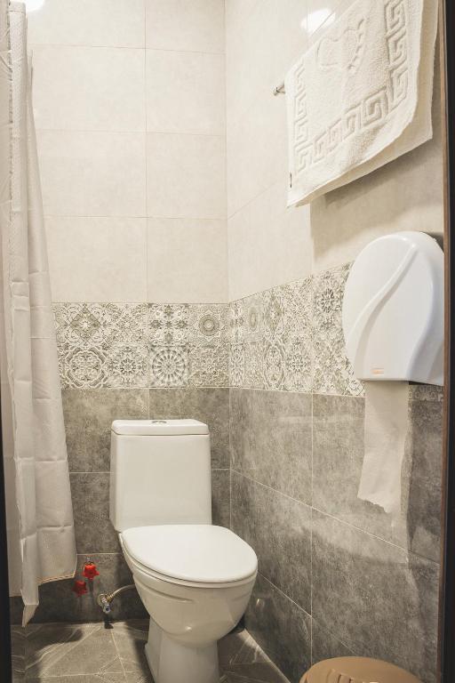 Koupelna v ubytování HH Hotel