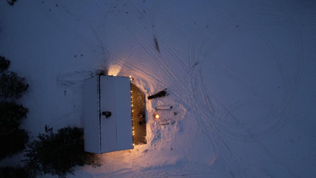 Kakerdaja Private Sauna v zimě