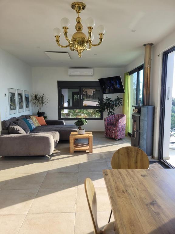 Posezení v ubytování Villa Olivia