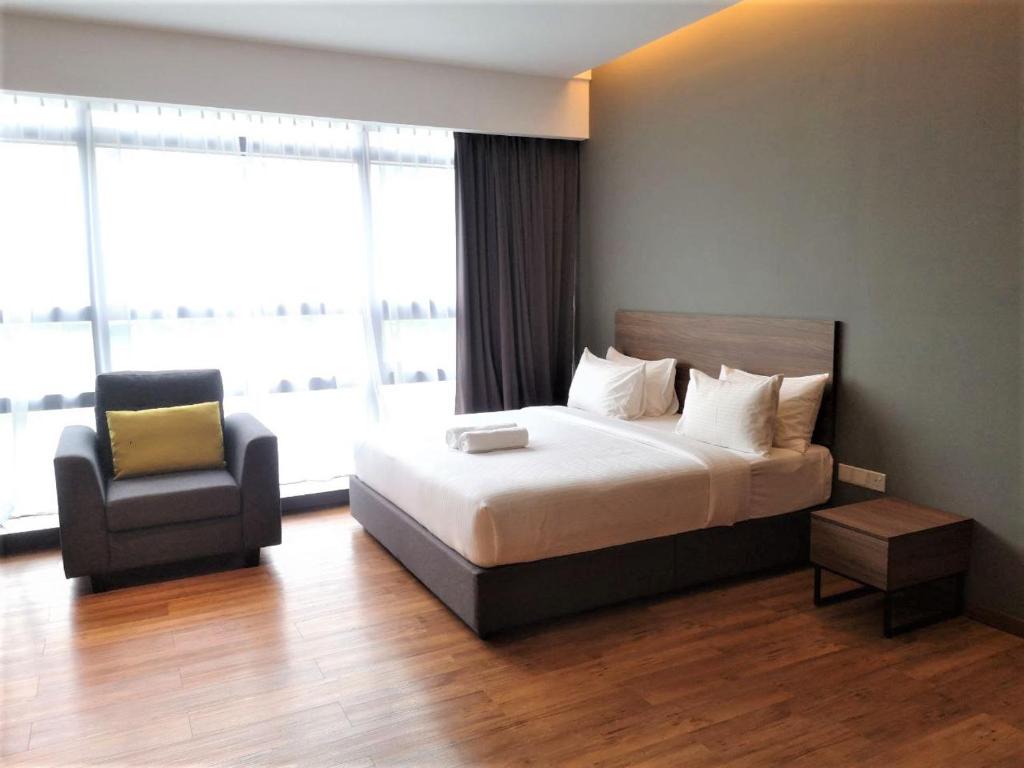 Katil atau katil-katil dalam bilik di Imperial Suites @Bangsar by Plush
