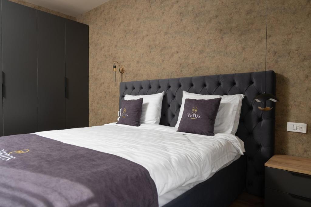 Postel nebo postele na pokoji v ubytování Vetus Hotel