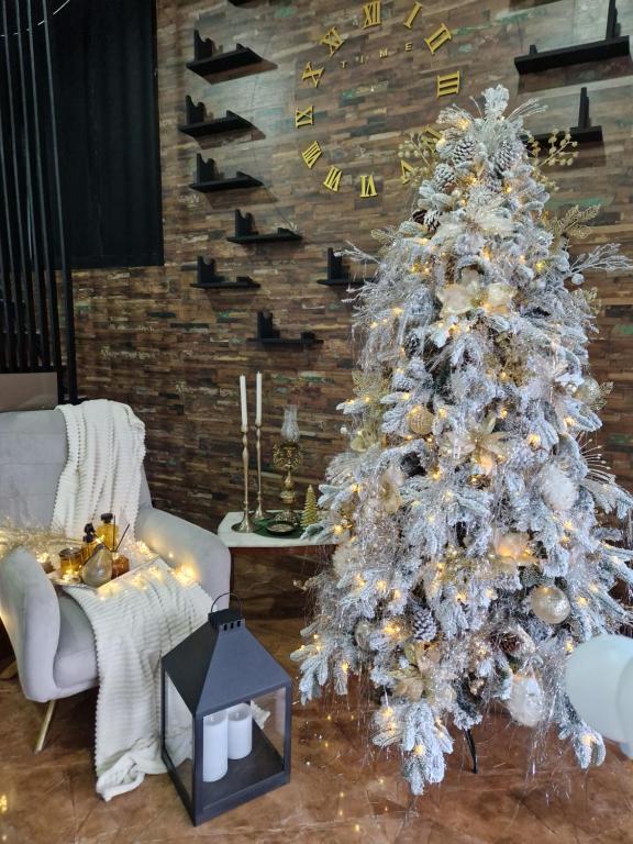 Posezení v ubytování New House Kobuleti 2