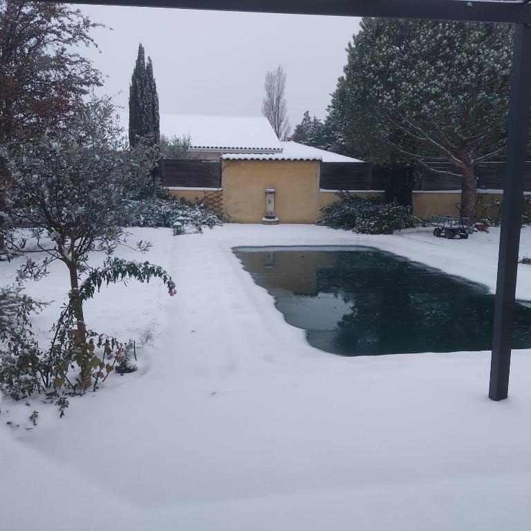 La Frênaie v zimě