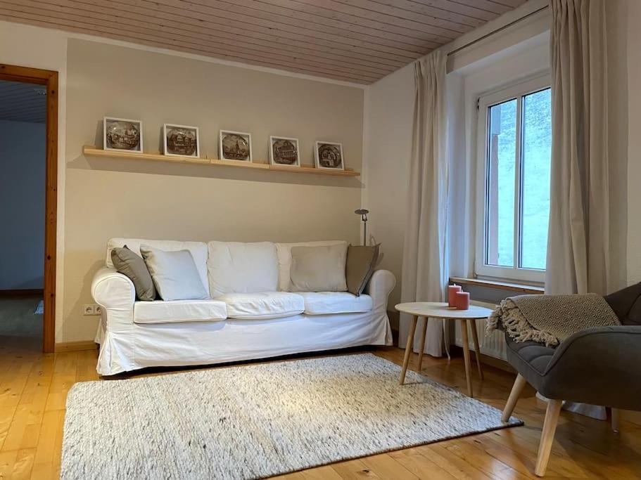 Et opholdsområde på Ferienwohnung Tante Trude