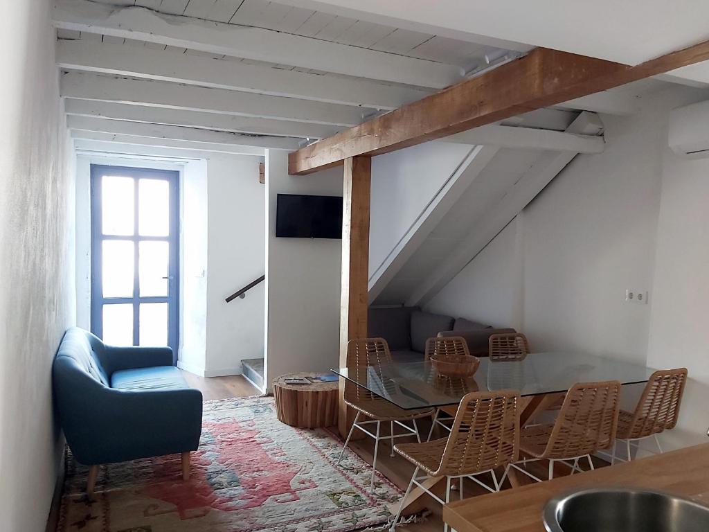 TV a/nebo společenská místnost v ubytování HOTEL CASAS DA FORTALEZA Casa do Garda