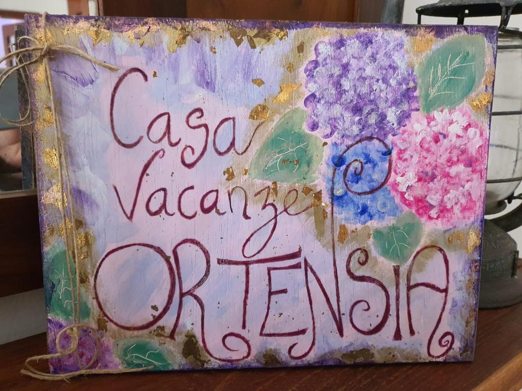 znak, który mówi la vaza vazazazazazaza w obiekcie Casa Ortensia w mieście Grions