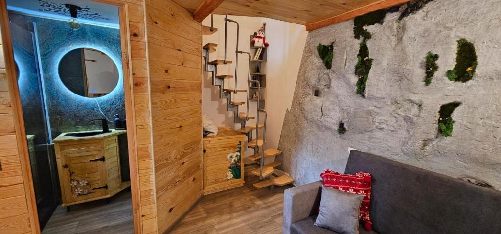 Koupelna v ubytování Chalet Hay Huy