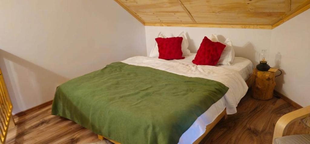 Postel nebo postele na pokoji v ubytování Chalet Hay Huy