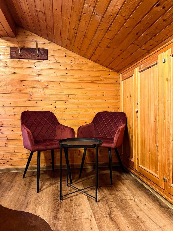 Posezení v ubytování Spitzen Blicke – Apartments