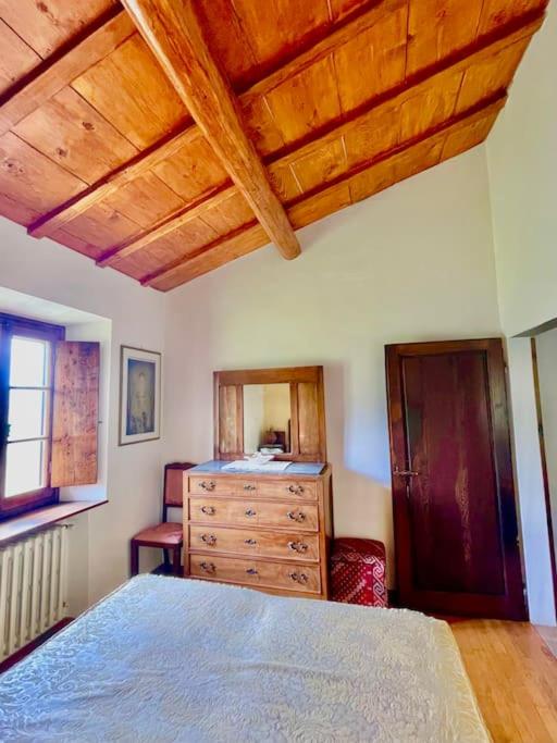 Posteľ alebo postele v izbe v ubytovaní Il Colle - Apartment Pino